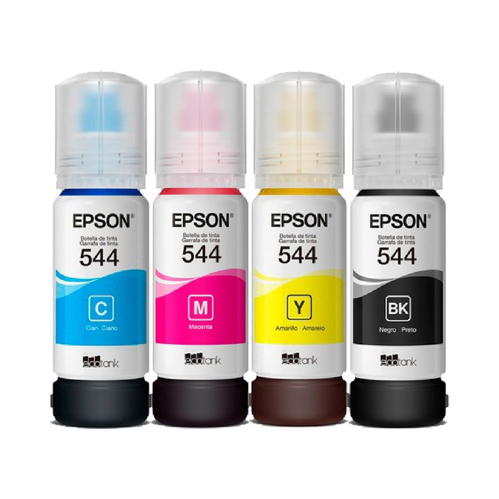 Tinta Epson T544 544 Original kit x 4un L1110 L1210 L1250 L3110 L3150 L3160 L3210 L3250 L3260 L3560 L5190 L5290 L5590