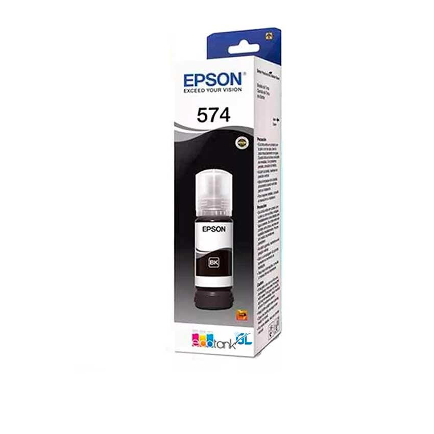 Botella Tinta Epson 574 T574 NEGRO Ecotank L8050 L18050 T574120-AL