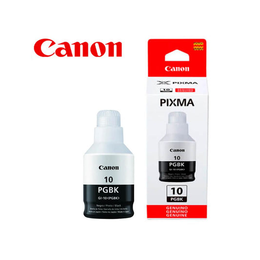 Tinta NEGRA IMPRESORA Canon GI-10BK / G5010 G5011 G6010 G6011 GM2010 GM2011