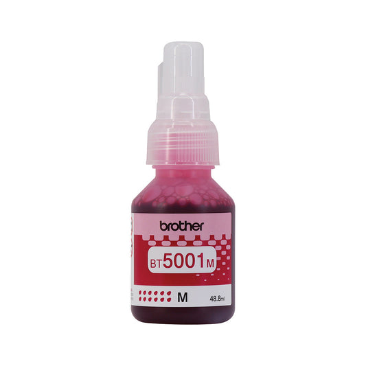 Botella de Tinta BROTHER bt5001M bt5001 5001 5001M ROJO MAGENTA OEM SIN CAJA T220 T300 T310 T420W T500w T510W T520W T700w T710W T720DW T800w T810W T820DW T910DW T920DW T4500DW
