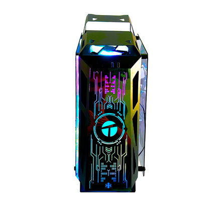 Case NEGRO GAMER Teros TE-1312G MID TOWER ATX 2 LADO VIDRIO