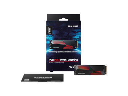 DISCO SSD M.2 SAMSUNG 990 PRO 1TB + DISIPADOR 7450mbs PS5 PC