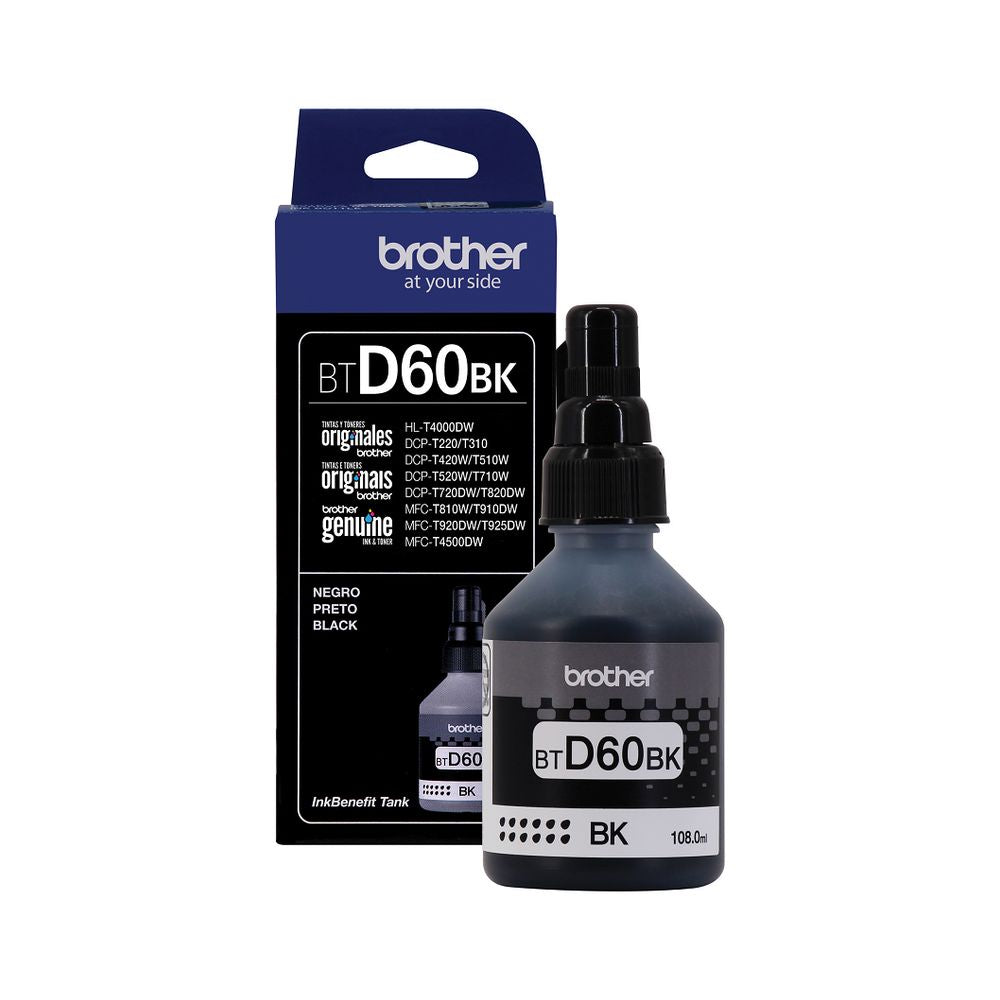 Tinta IMPRESORA BTD-60BK BROTHER T710W T720DW T820DW T810W T910DW