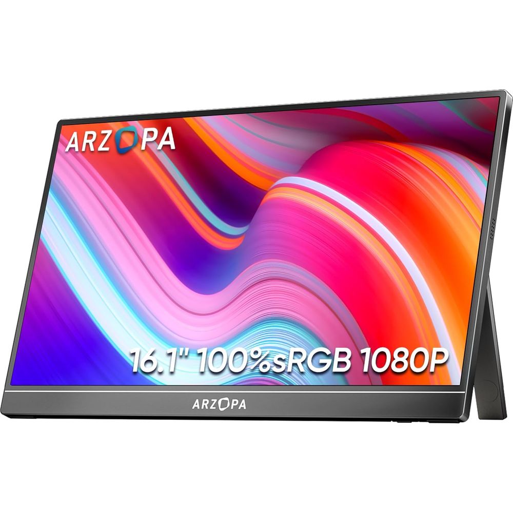 MONITOR PORTÁTIL ARZOPA Z1C 16" IPS Full HD 1080p USB C HDMI Samsung DEX