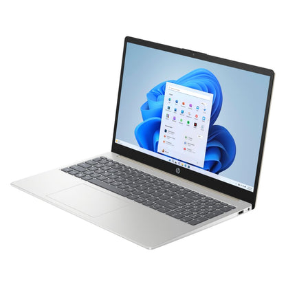 LAPTOP HP 15-fd0002la Full HD 15.6' CORE I3 N305 8 NUCLEOS - 8GB RAM 256SSD - ELEGANTE DORADO