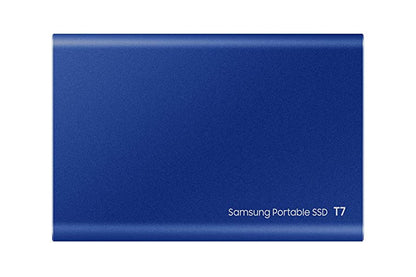 Disco duro SSD externo SAMSUNG T7 2TB 3.2 TIPO C 1050MB/S AZUL