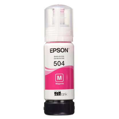 Botella Tinta Epson T504 roja Original Tinta Epson magenta 504 L4150 L4160 L4260 L6171 L6270 L6191 L14150 T504320-AL