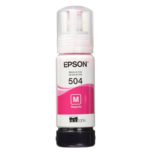 Botella Tinta Epson T504 roja Original Tinta Epson magenta 504 L4150 L4160 L4260 L6171 L6270 L6191 L14150 T504320-AL