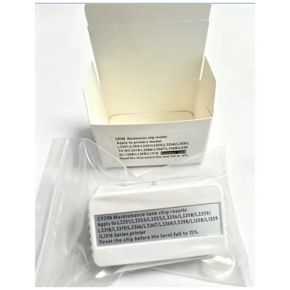 Reseteador EPSON C9398 Reset EPSON C9398 Reseteador de caja de Mantenimiento EPSON C9398 RESETEAR L1350 L3310 L3350 L3352