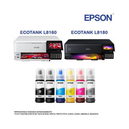 PACK TINTAS X6 UNIDADES 555 554 PARA IMPRESORAS L8160 L8180 T555 T554
