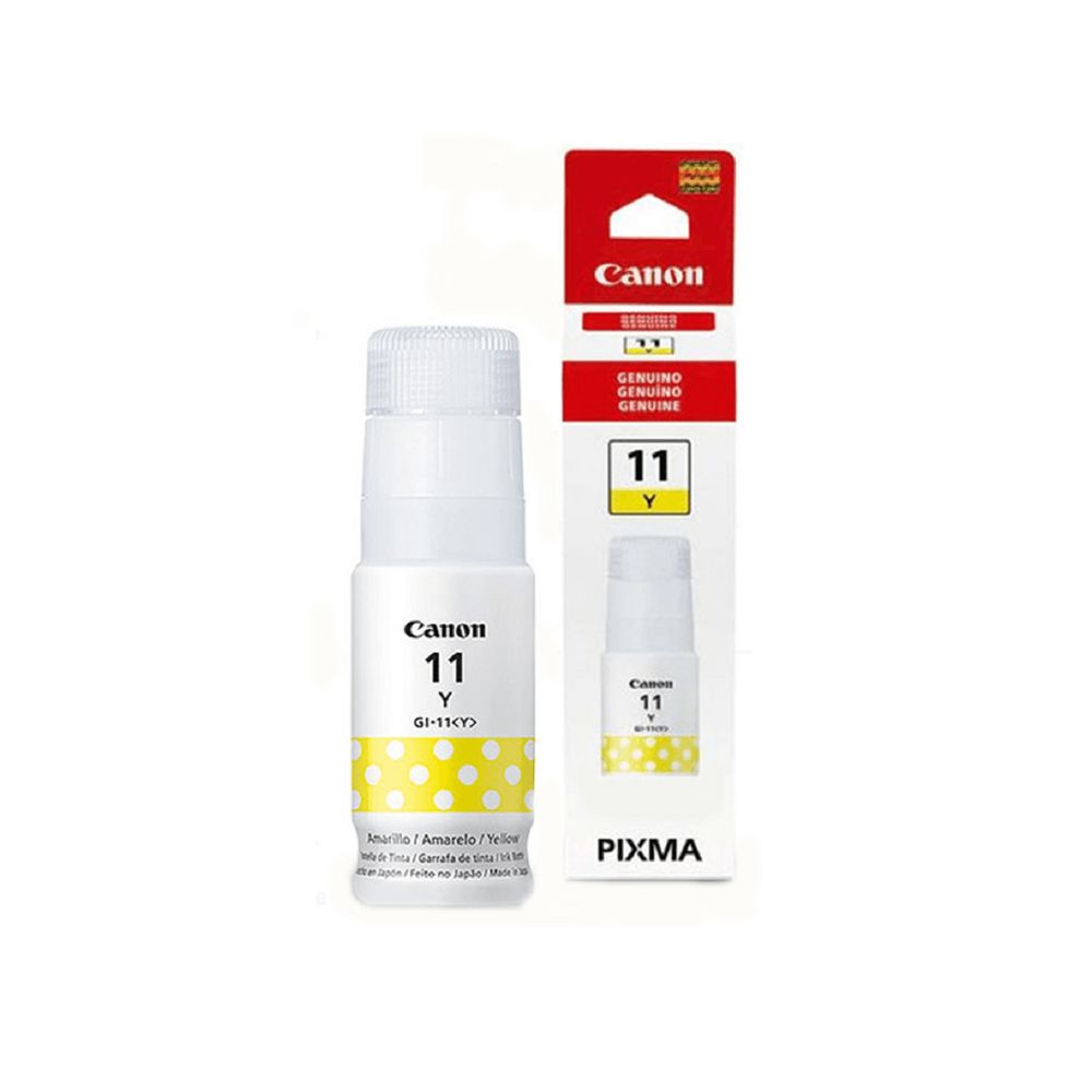 Tinta IMPRESORA GI-11Y Canon G3160 G2160 AMARILLO YELLOW