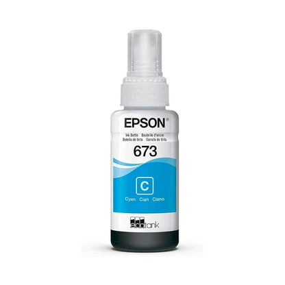 Tinta Epson 673 T673 70ml L800 L805 L810 L1800 L850 Color Cyan