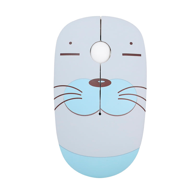 Mouse inalambrico Teros TE1214S DIBUJO FOCA 1000dpi USB 2.4GHz