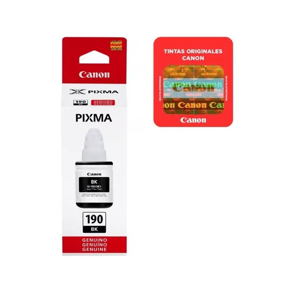 Tinta IMPRESORA Canon NEGRO GI-190BK G2100 G3110 G4110