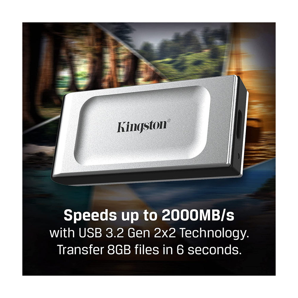 Disco SSD externo KINGSTON XS2000 1TB 3.2 TIPO C 20Gbps Xs2000/1tb DISCO SOLIDO EXTERNO Disco externo SSD