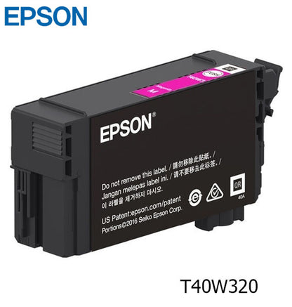 Cartucho Epson MAGENTA T40W T40W3 T40W320 PARA SC SURECOLOR T3170M T5170M