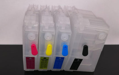 Cartuchos recagables kit x4 lc-3017 lc3017 lc-3019 lc3019 xxl alto rendimiento mfc-j5330dw j6530dw j6730dw j6930dw