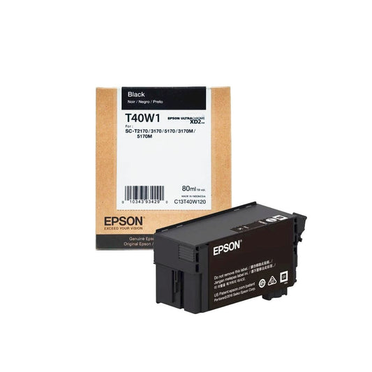 Cartucho Epson NEGRO T40W T40W1 T40W120 PARA SC SURECOLOR T3170M T5170M