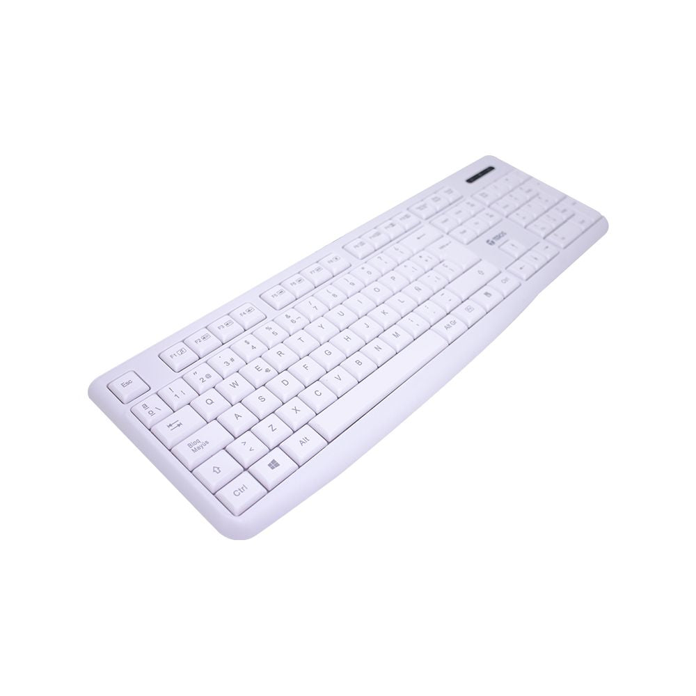 TECLADO MULTIMEDIA TE-4069S MULTIMEDIA USB 2.0 BLANCO NUMERICO