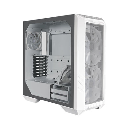 Case Cooler Master HAF 500 H500 GLASS ARGB WHITE BLANCO TAPA VIDRIO SIN FUENTE CASE MID TOWER ATX E-ATX