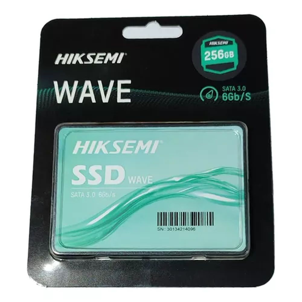 DISCO SSD SATA 2.5" HIKSEMI WAVE 256GB PC LAPTOP LECTURA 530 MB/S, ESCRITURA 400 MB/S