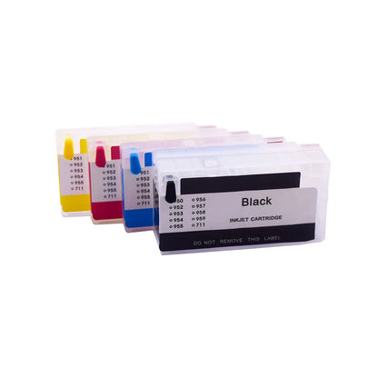 Cartucho 711XL RECARGABLES IMPRESORA Designjet T120 T520 80ml 38ml X 4 Unidad