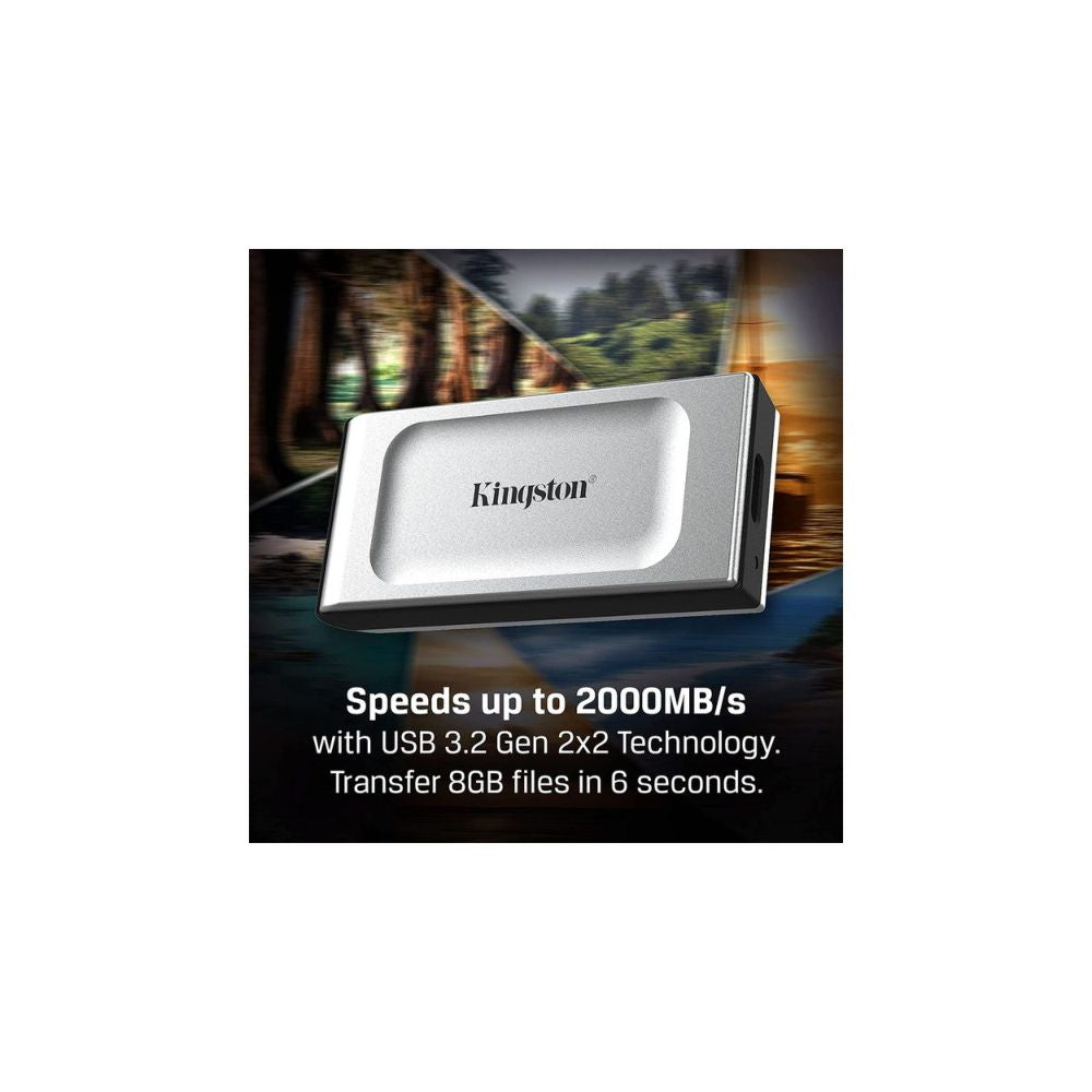 Disco externo SSD KINGSTON XS2000 4TB 3.2 TIPO C 2000MB/S