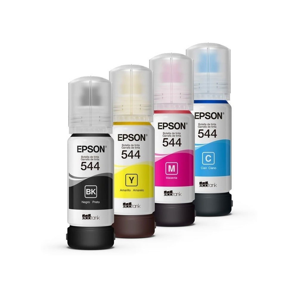 Tinta Epson T544 544 Original kit x 4un L1110 L1210 L1250 L3110 L3150 L3160 L3210 L3250 L3260 L3560 L5190 L5290 L5590