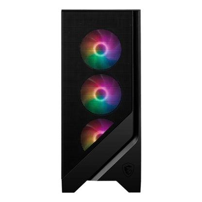 Case MSI GAMER MAG FORGE 120A AIRFLOW NEGRO ATX ARGB FILTRO 6 VENTILADORES - 7 RANURAS LED S/F