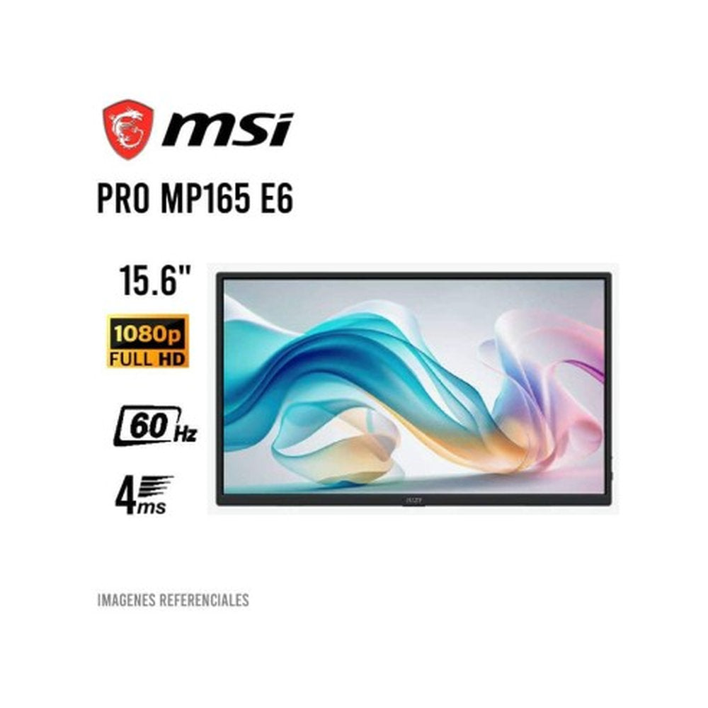 MONITOR PORTATIL MP165 15.6' USB-C CON ALTAVOCES INCORPORADOS PARA PC MAC PS5 PS4 XBOX MOVIL