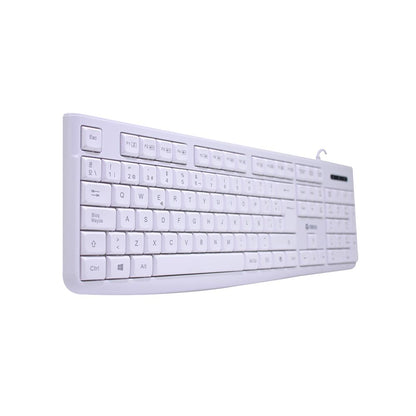 TECLADO MULTIMEDIA TE-4069S MULTIMEDIA USB 2.0 BLANCO NUMERICO