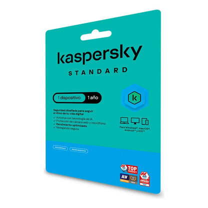ANTIVIRUS KASPERSKY STANDART SEGURIDAD RENDIMIENTO PRIVACIDAD