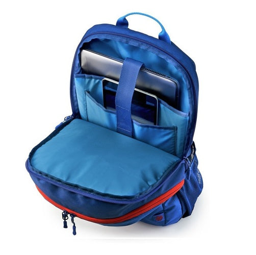 MOCHILA PORTALAPTOP HP Active BACKPACK hasta 15.6' IMPERMEABLE AZUL/ROJO