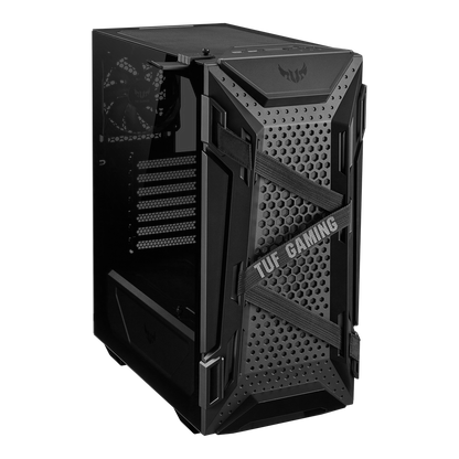 CASE GAMER ASUS TUF GT301 NEGRO ATX MID TOWER USB 3.1 SIN FUENTE - 7 RANURAS