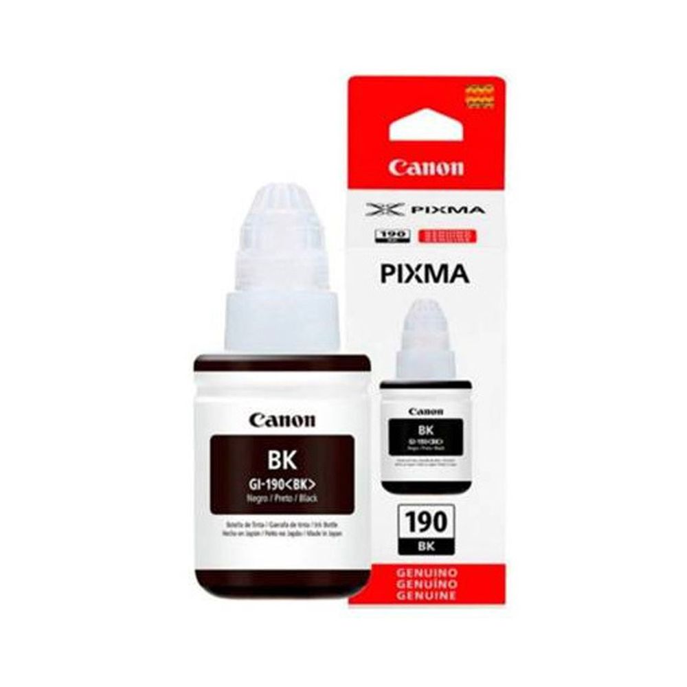 Tinta IMPRESORA Canon NEGRO GI-190BK G2100 G3110 G4110