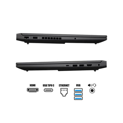 LAPTOP HP VICTUS GAMING 16-S1023DX 144HZ 16GB DDR5 512GB SSD RYZEN 7 8845HS RTX4070 8GB TEC. ILUMINADO AMERICANO (A1SV3UA)