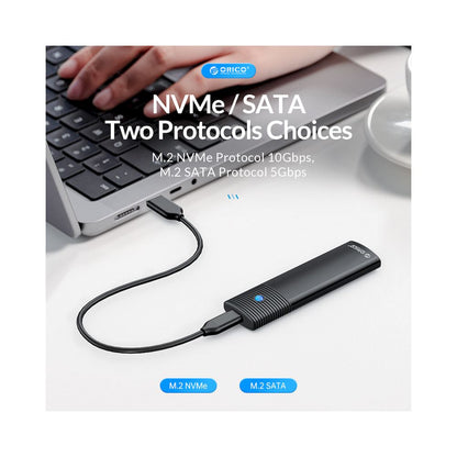 ENCLOSURE SSD M.2  SATA ORICO PWM2 USB C 3.2 2230 2242 2260 2280 5Gbps