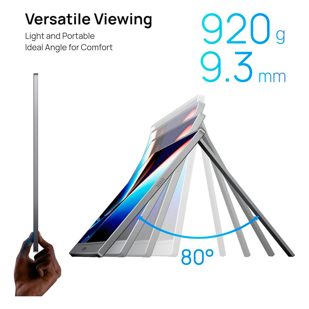 Monitor Arzopa Z1C PLUS PORTATIL 17.3' SRGB 103% FHD IPS LIGERO