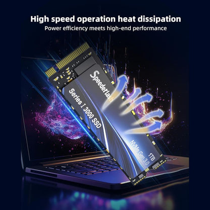 UNIDAD INTERNA DE ESTADO SOLIDO SSD M.2 SPEEDERLASH NVMe PCIE 3.0 1TB 3100MBS CACHE SLC 3D NAND