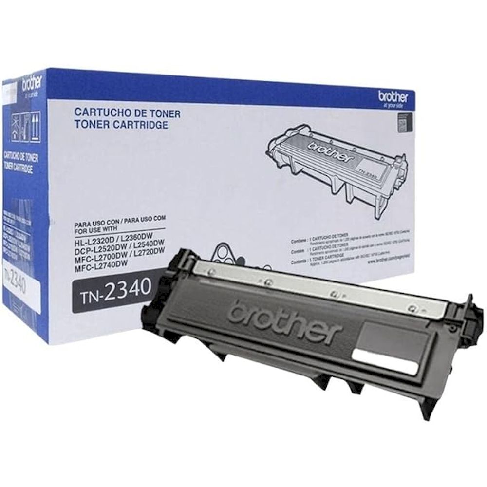 TONER BROTHER ORIGINAL NEGRO TN-2340 BK 1200 PAG LASER L2320