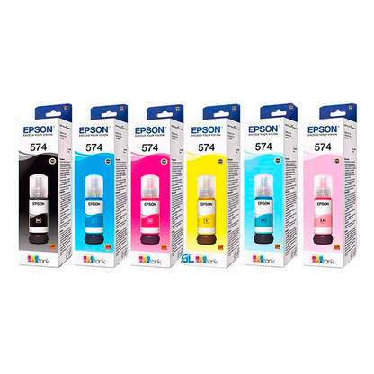 Tinta Epson X6 COLORES 574 T574  PARA L18050 L8050