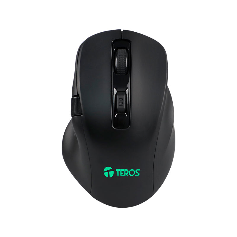 MOUSE GAMER TEROS TE-5168N CABLE USB 64000 DPI 7 BOTONES