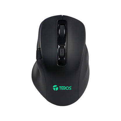 MOUSE GAMER TEROS TE-5168N CABLE USB 64000 DPI 7 BOTONES