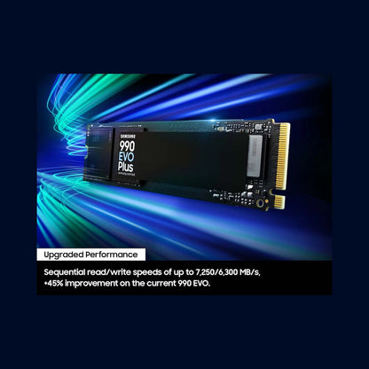 DISCO SSD NVME GAMING Samsung 990 EVO PLUS 2tb 7250mbs PCIe 4.0 x4 / PCIe 5x2