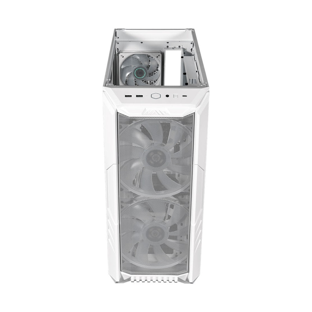 Case Cooler Master HAF 500 H500 GLASS ARGB WHITE BLANCO TAPA VIDRIO SIN FUENTE CASE MID TOWER ATX E-ATX