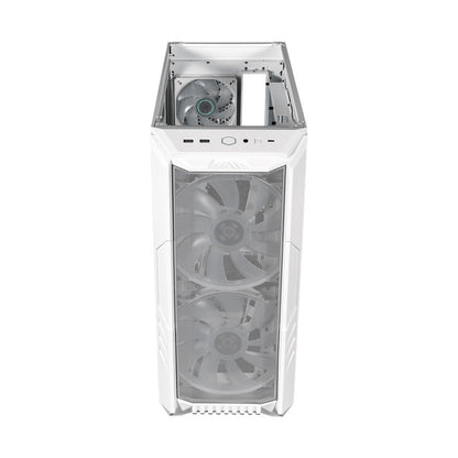 Case Cooler Master HAF 500 H500 GLASS ARGB WHITE BLANCO TAPA VIDRIO SIN FUENTE CASE MID TOWER ATX E-ATX