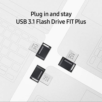 MEMORIA USB 3.1 FLASH DRIVE 256GB FIT PLUS SAMSUNG HASTA 400 MB/S MUF-256AB/AM