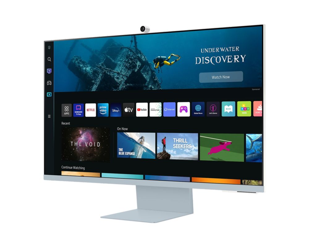 Monitor SMART Samsung LS32BM80BUNXGO 32' AZUL UHD WIFI BLUETOOTH USB C PARLANTES