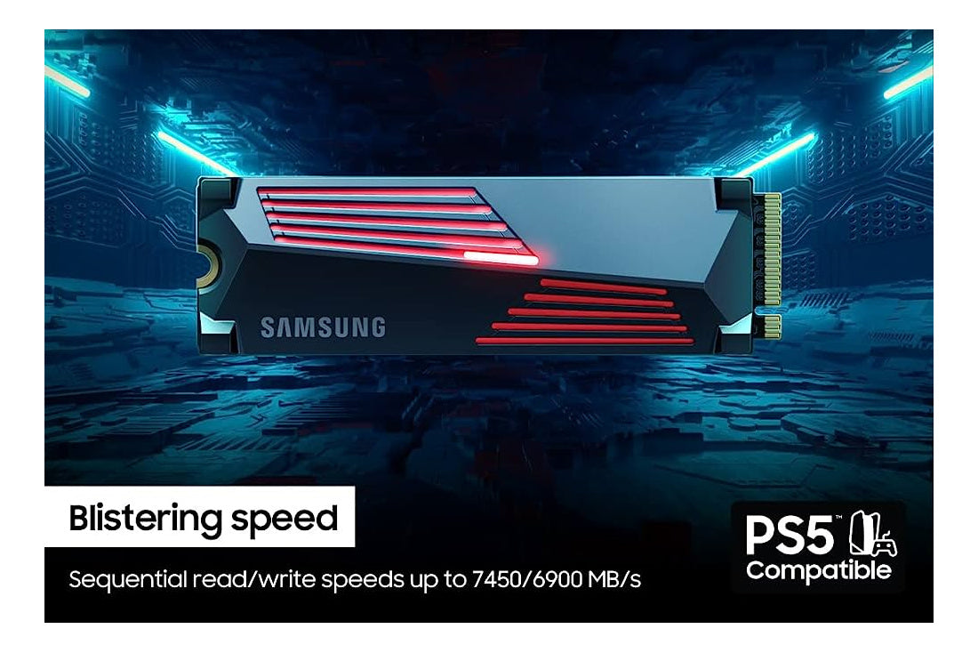 DISCO SSD M.2 SAMSUNG 990 PRO 1TB + DISIPADOR 7450mbs PS5 PC