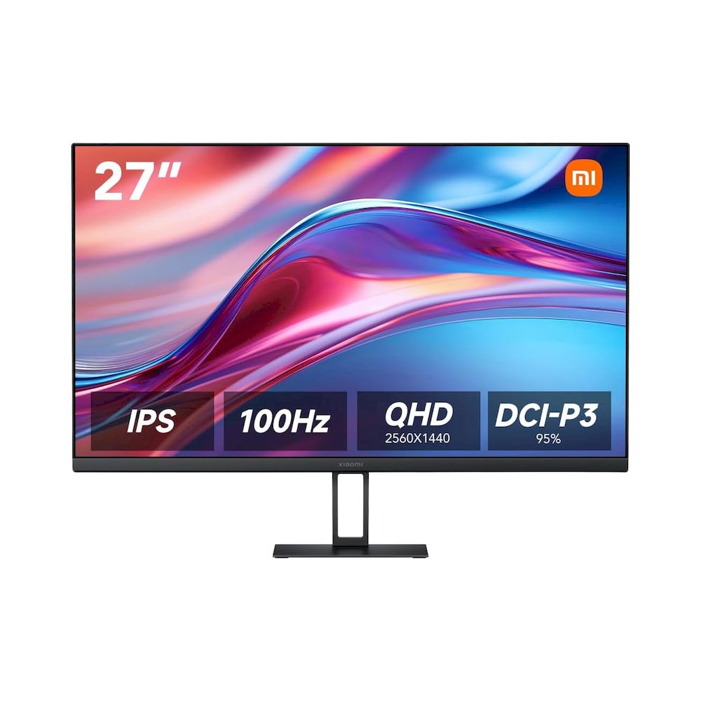 MONITOR XIAOMI 27' A27QI 2K IPS 6MS 100HZ DP HDMI PIVOTE GIRO (P27QCA-RAGL)